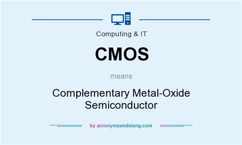 cmos acronym|complementary metal.